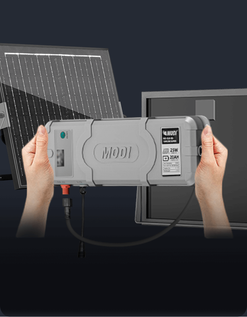 Modi Solar,แบตเตอรี่พกพาได้