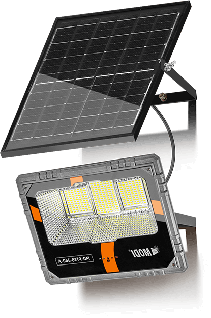 ไฟส่องแสงพลังงานแสงอาทิตย์แบบแยกส่วน