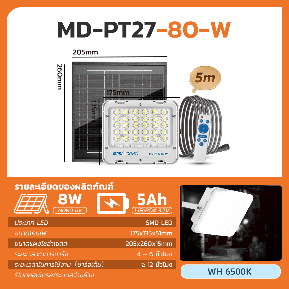 รูปภาพของ MD-PT27-80-W