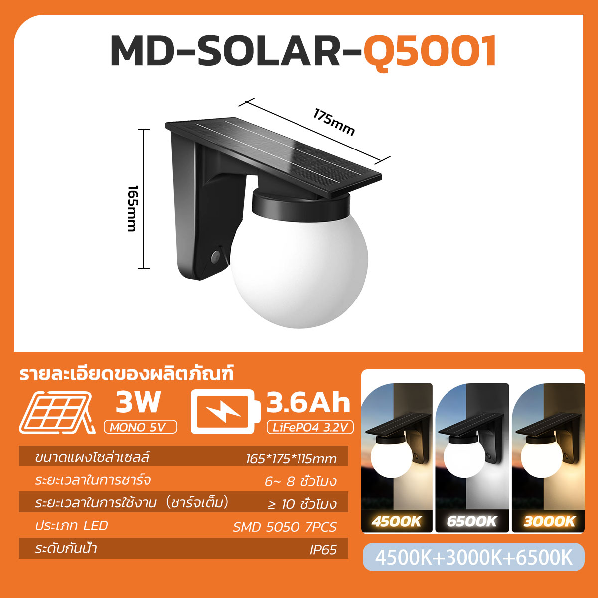 รูปภาพของ MD-SOLAR-Q5001 3C