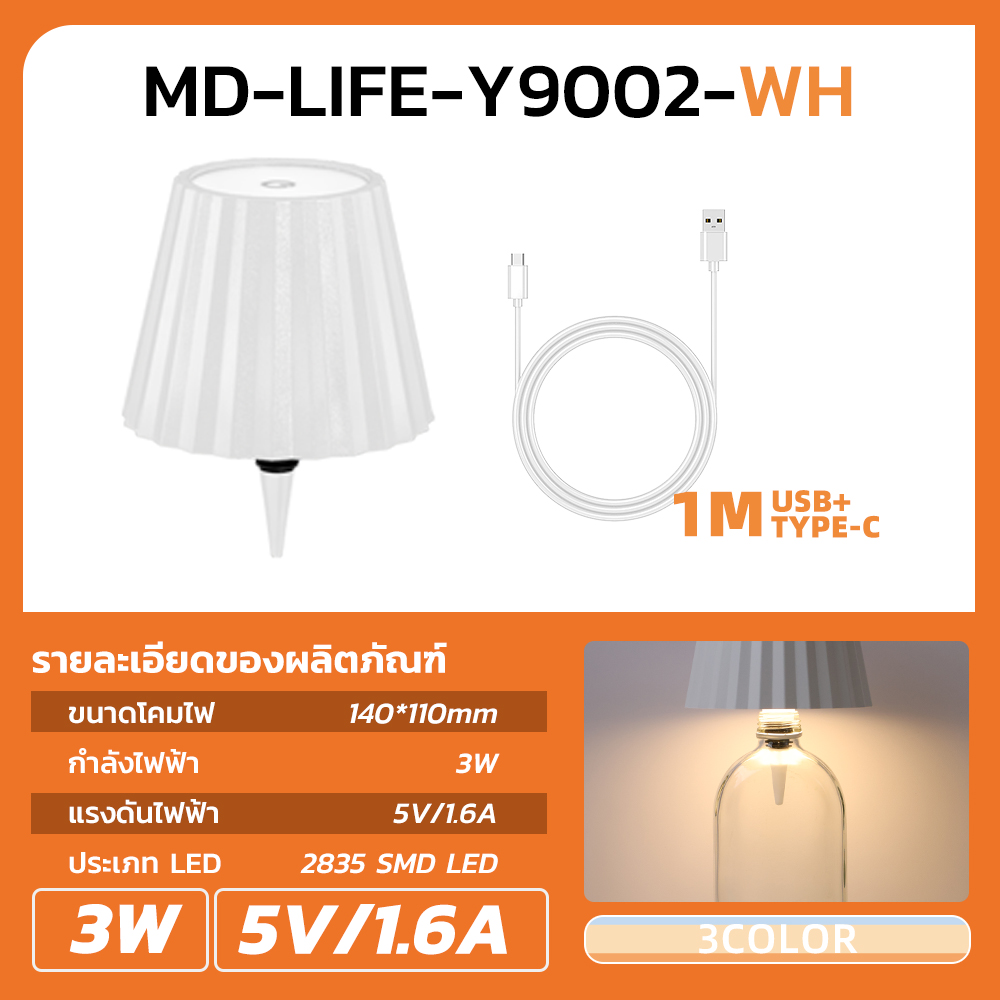 รูปภาพของ MD-LIFE-Y9001-WH 3C