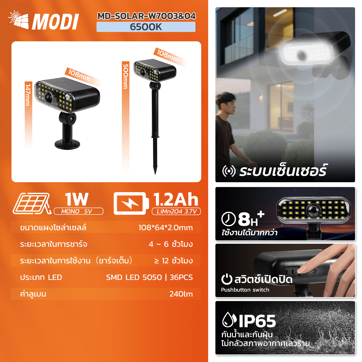 รูปภาพของ MD-SOLAR-W7003 WH