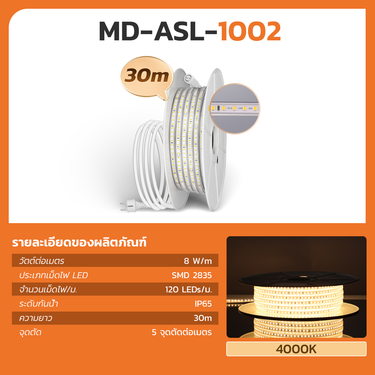 Picture of MD-ASL-1001-20M WW