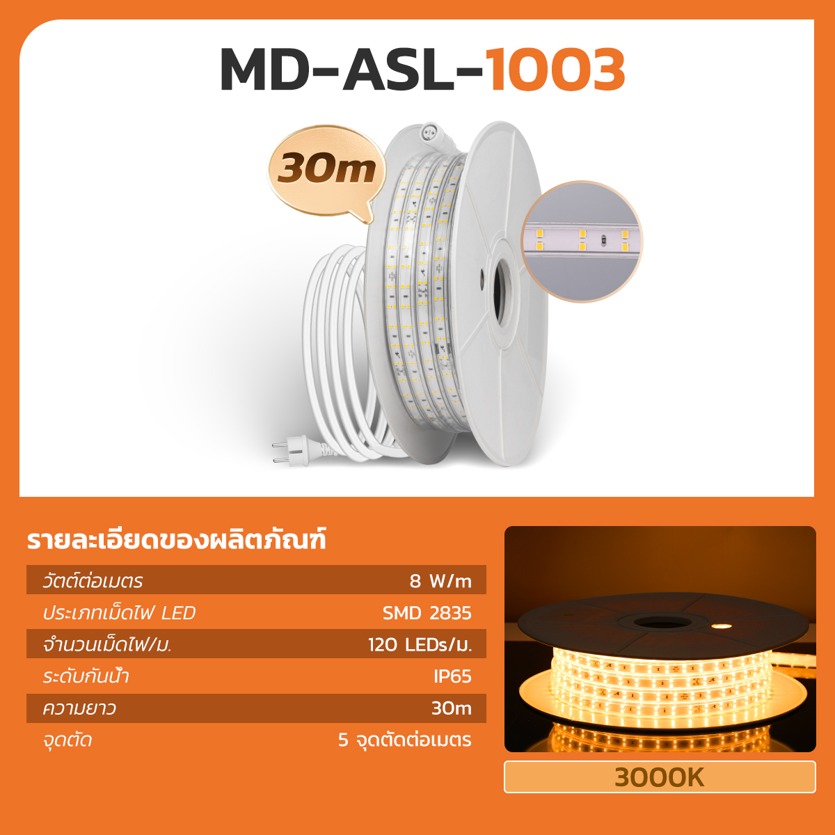 Picture of MD-ASL-1001-20M WW