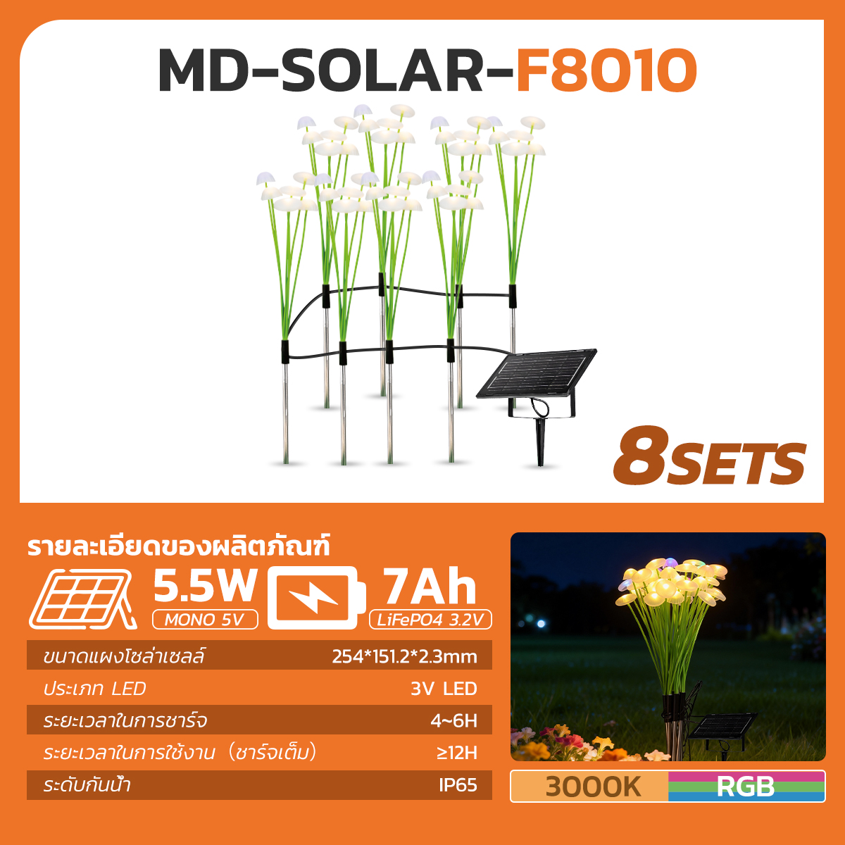 Picture of MD-SOLAR-F8008 WW