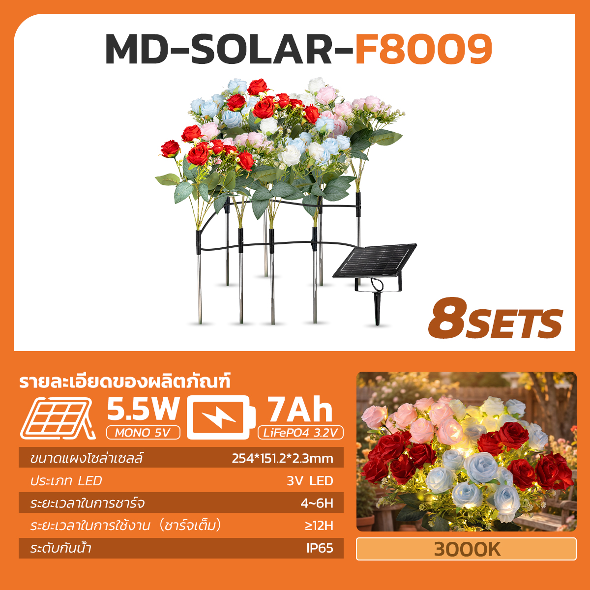 Picture of MD-SOLAR-F8008 WW