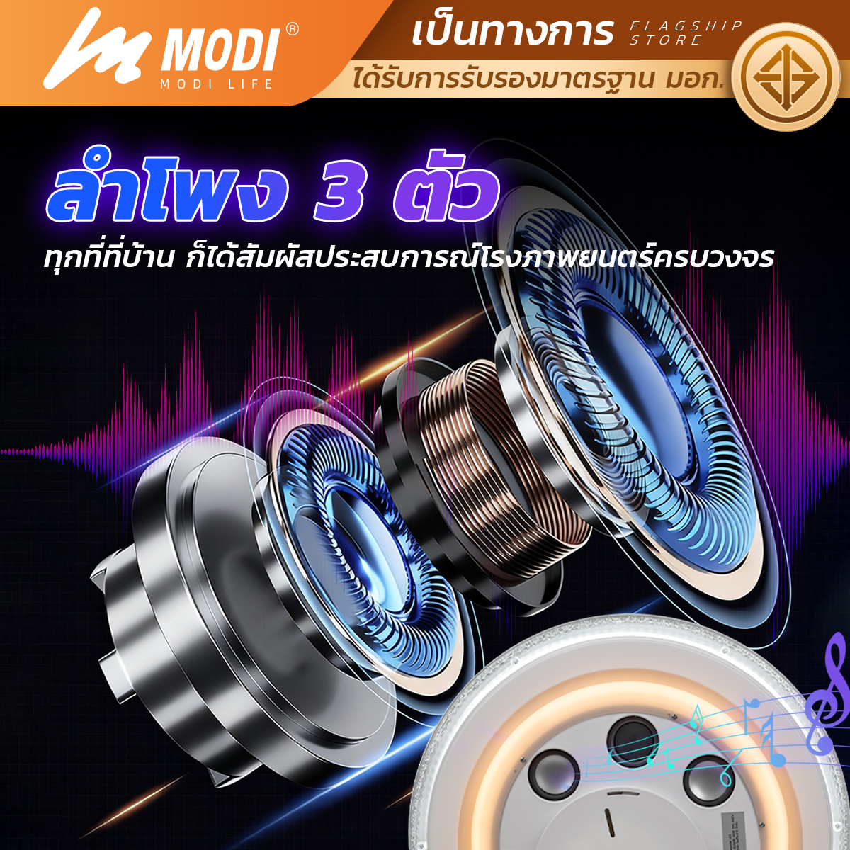 Picture of MD-MusicA-65W 3C+RGB