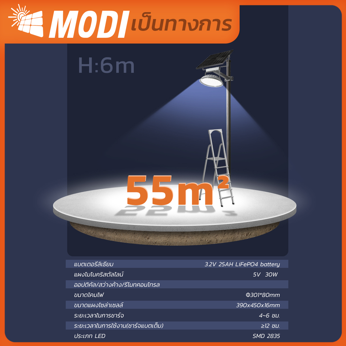 รูปภาพของ MD-SLT88-400-D MAX WH