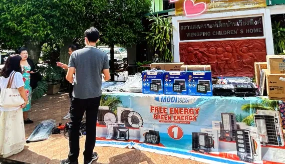 June 19, 2025 – Lamp Donation in Chiang Mai